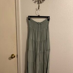 Sage Green Maxi Skirt